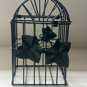 Decorative Green Metal Cage candle holder